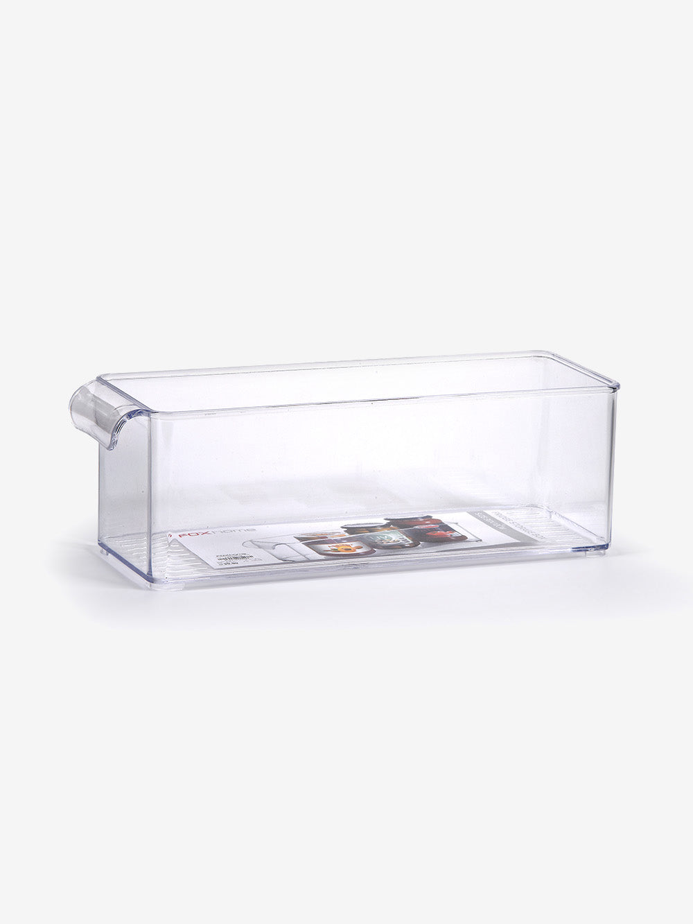 Narrow Plastic Refrigerator Storage Bin