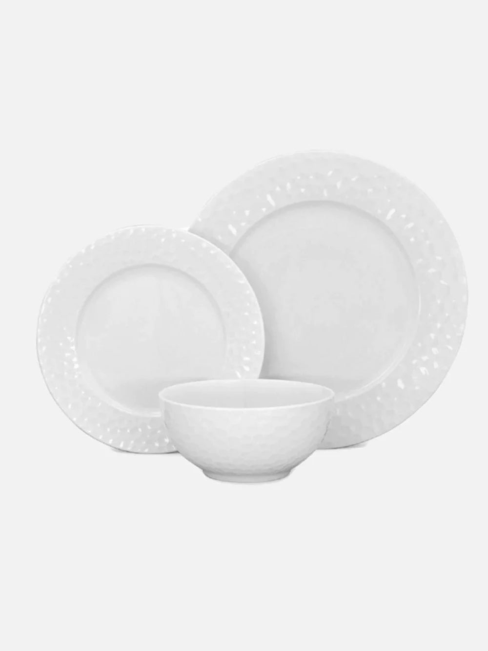 Bubbels porcelain salad plate