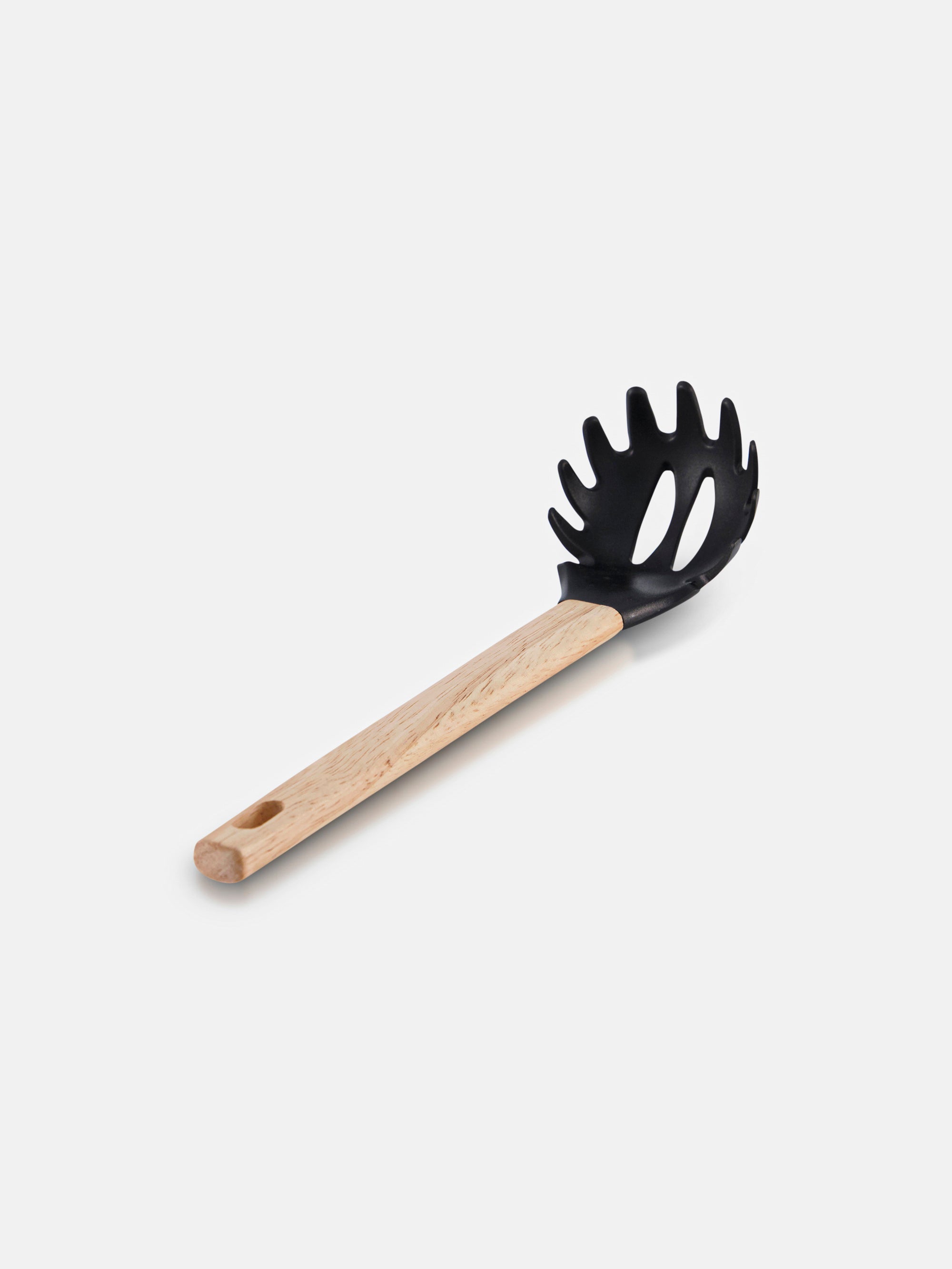 wood & plastic Pasta server