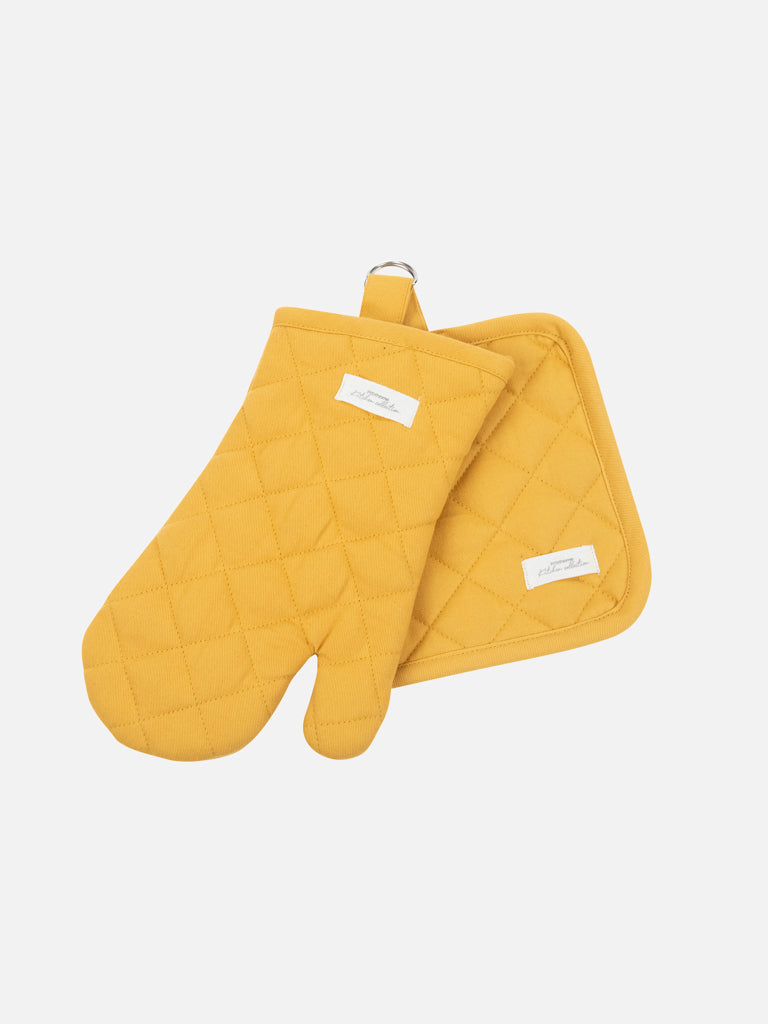 Handy oven glove & trivet set