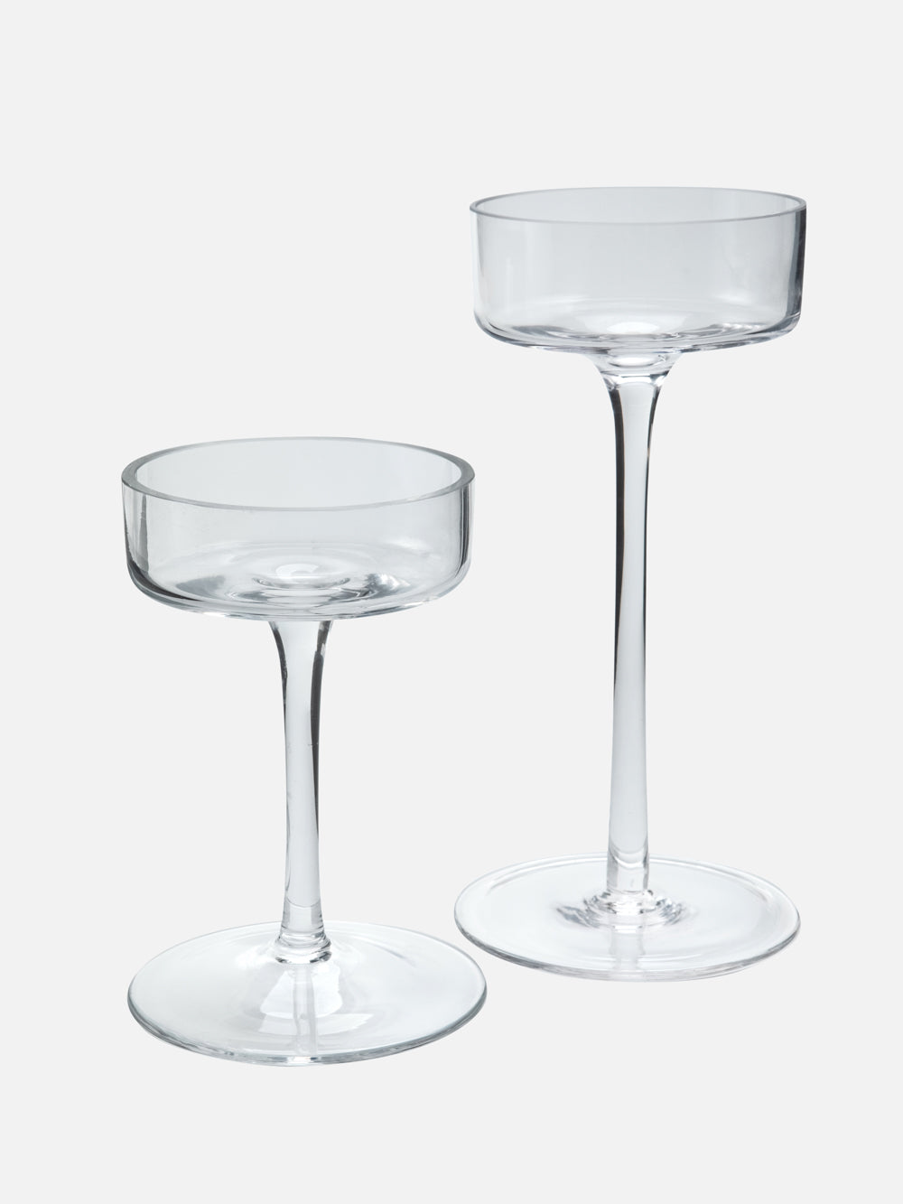 Glass Tealight/Pillar Candle Holder (L)