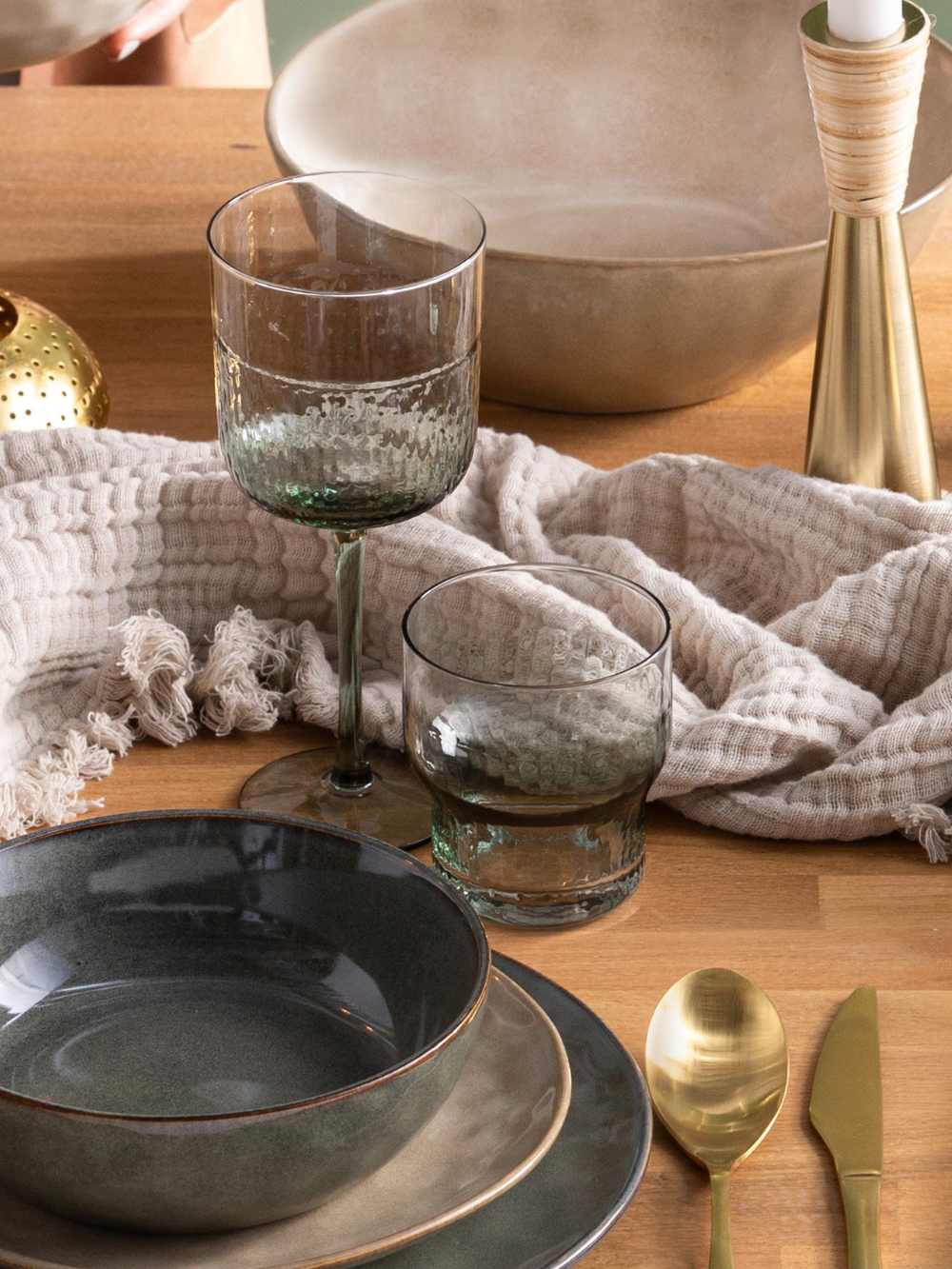 Golden Drinking Glass