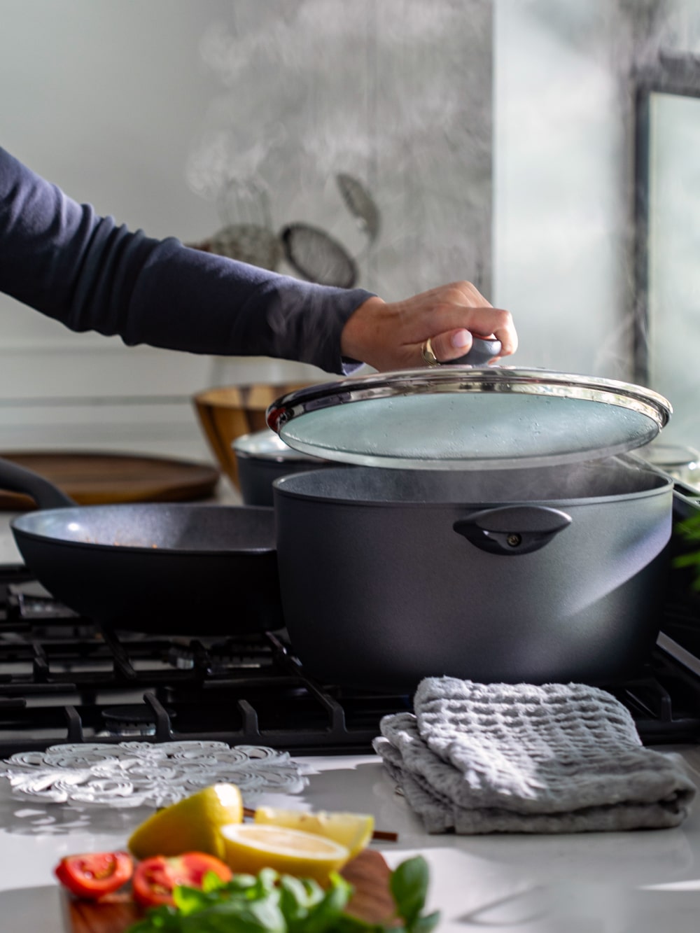 Elementi Non-Stick Pot 11" | 8Qt | With Lid