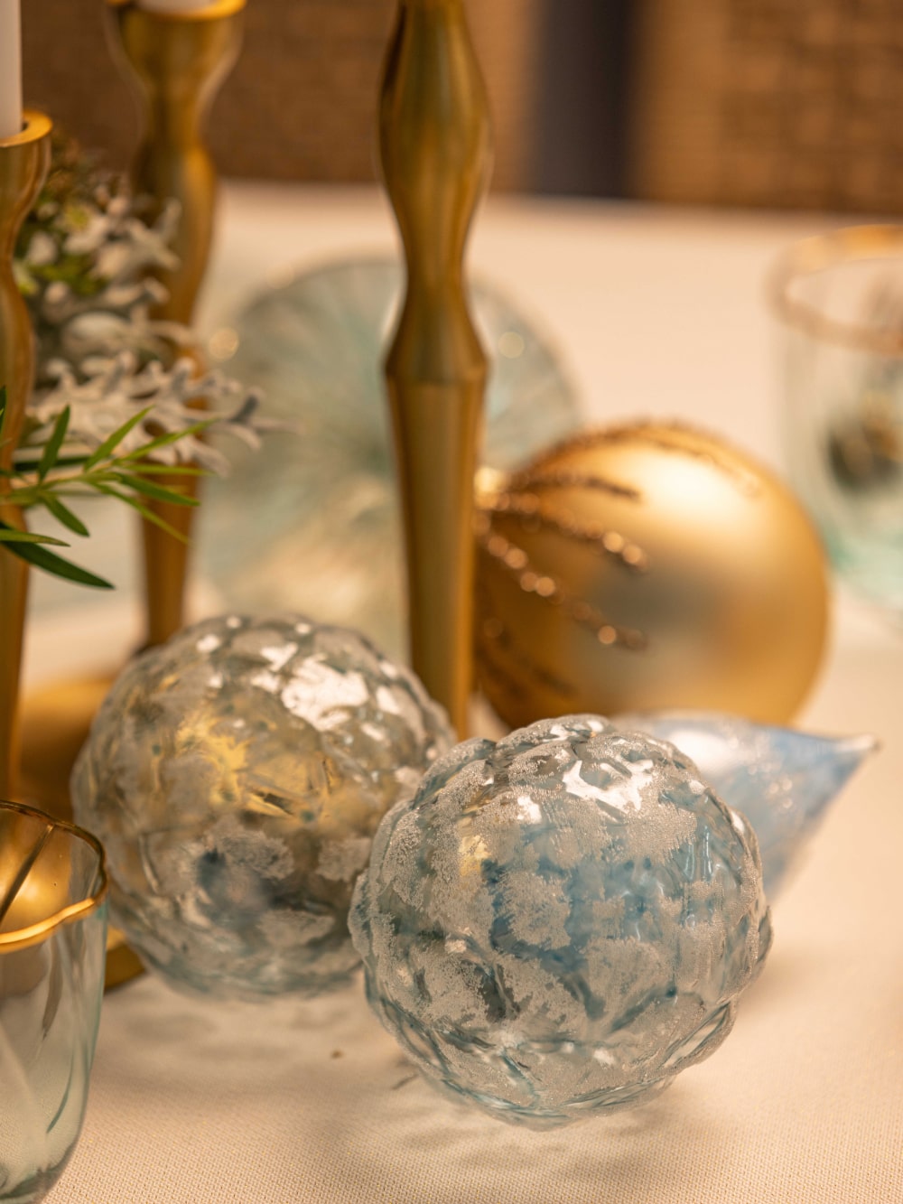 Pine cone ornament 3.9 in