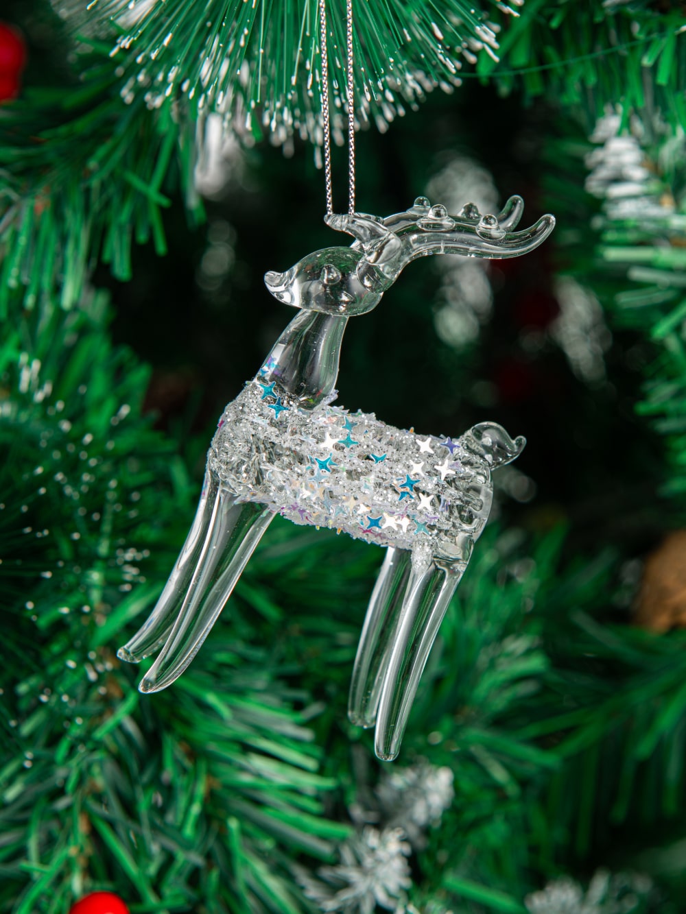 Deer ornament 3.9 in