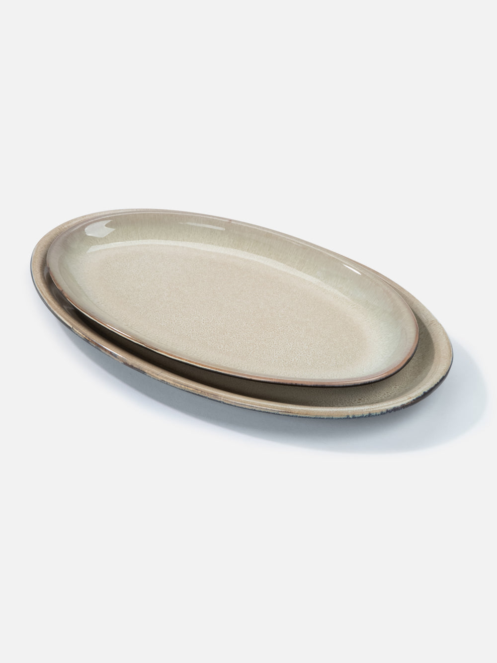 OVAL PLATE MARBLE 13.4cm