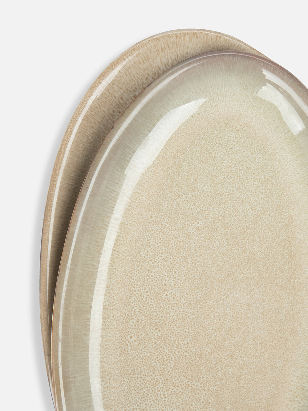 OVAL PLATE MARBLE 13.4cm