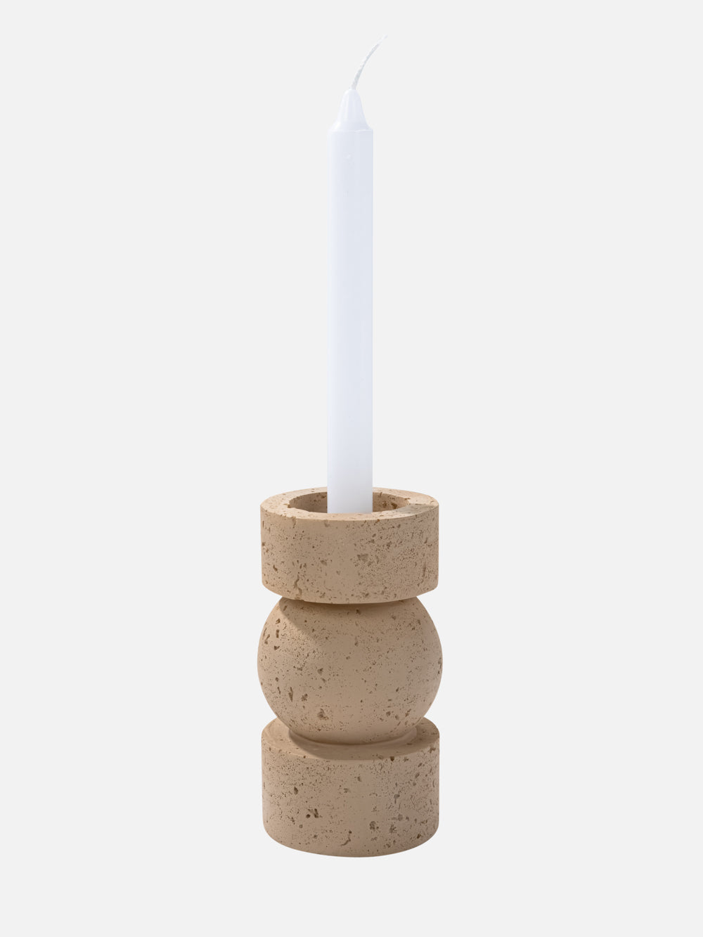 CANDLE STAND MARBLE 2.9X5.7in