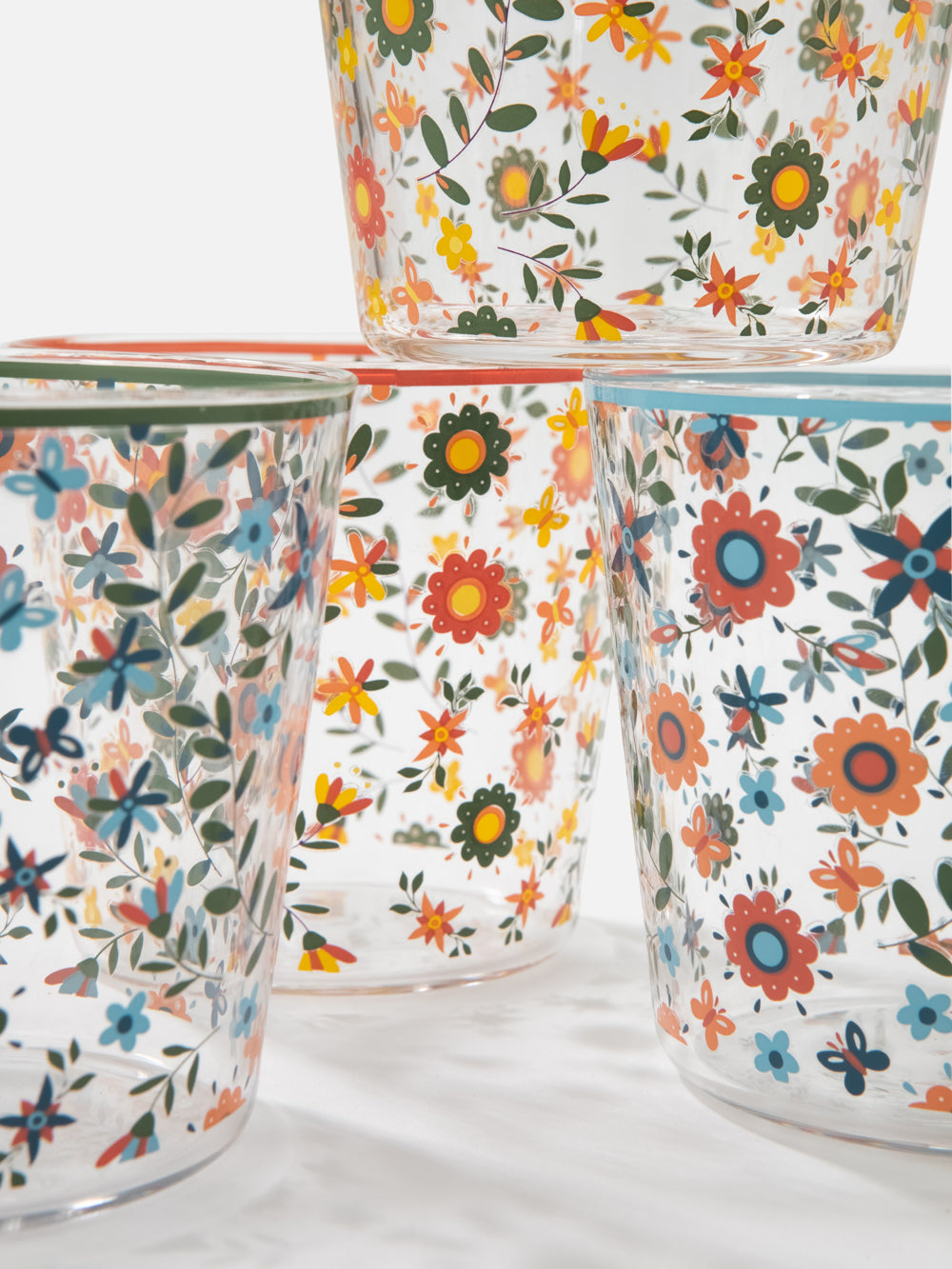 MIRABEL GLASS SET *4 10.1OZ
