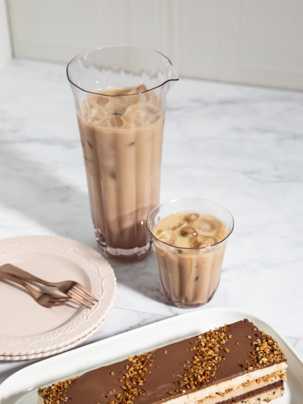 Shimmer Glass Carafe 1L | 34 oz