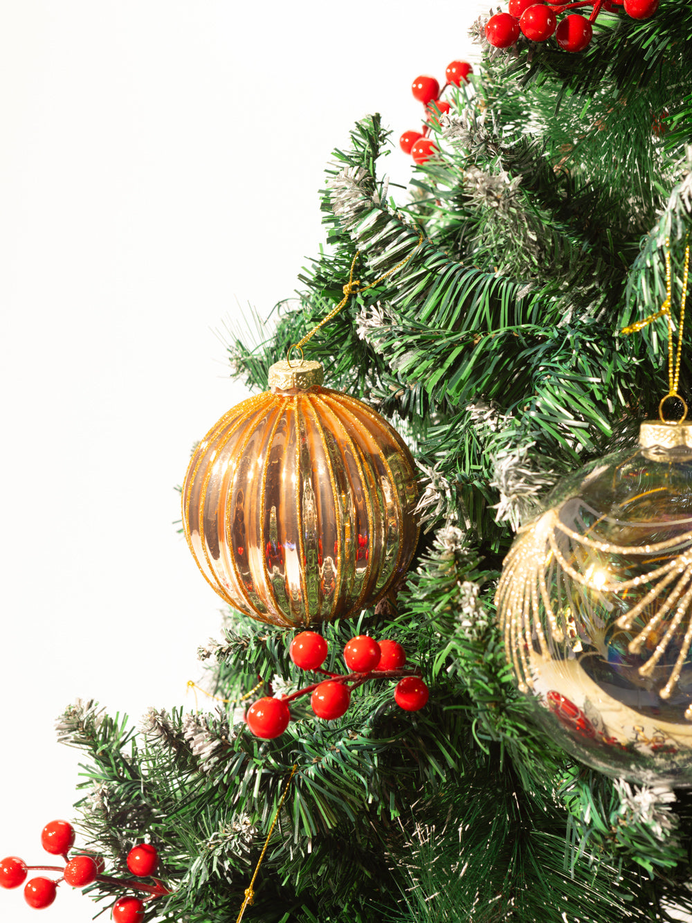 PLEATED RUST ORNAMENT 3.9IN