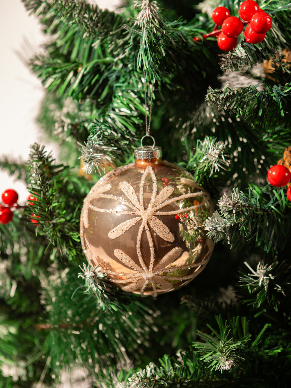 ROSEGOLD ORNAMENT 3.9IN