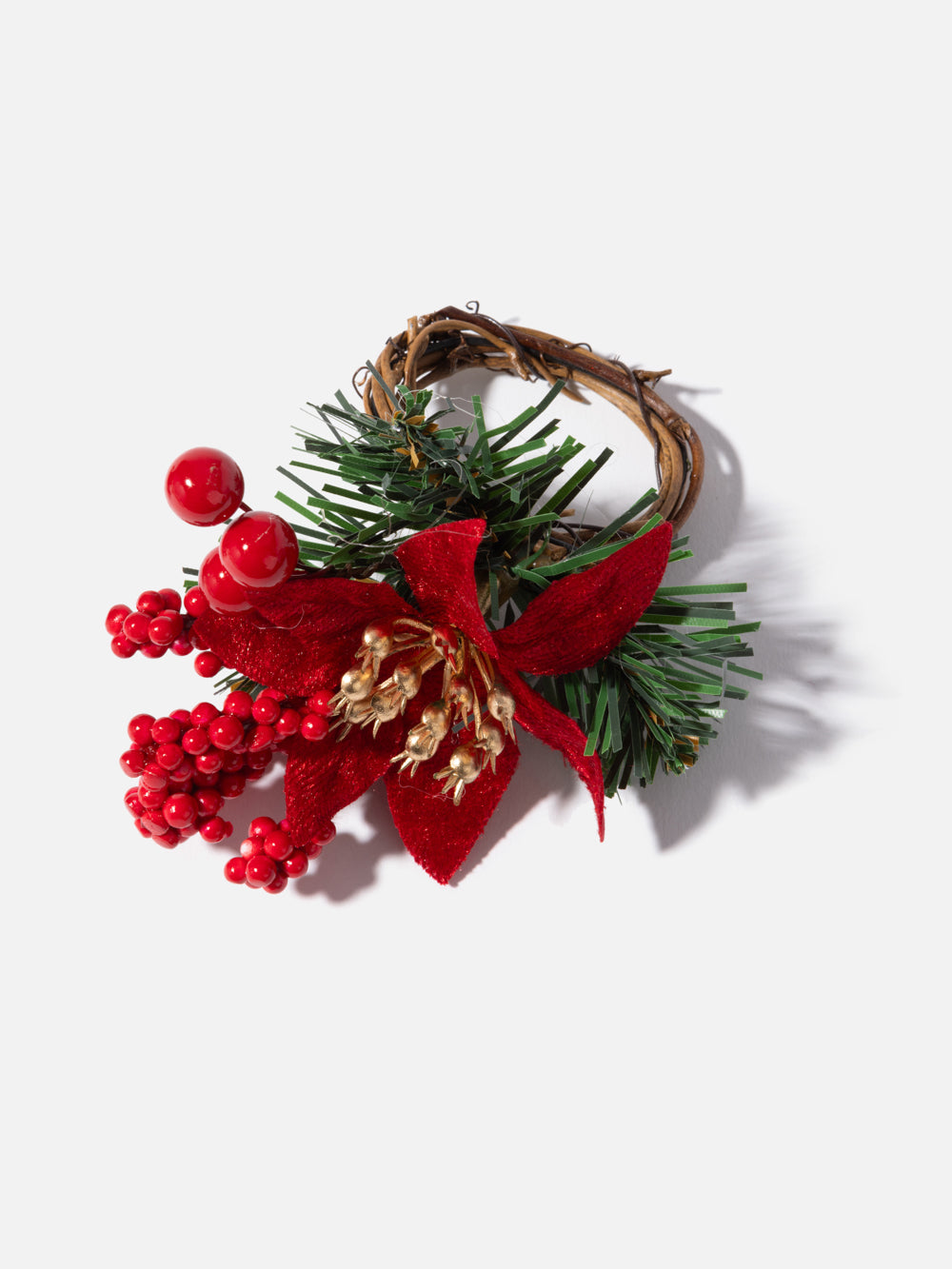 POINSETTIA NAPKIN HOLDERS 7CM