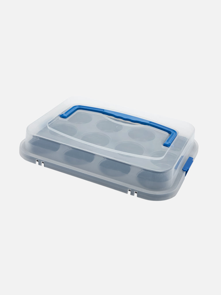 12 Cupcake Baking Pan With Lid - FOX HOME CANADA