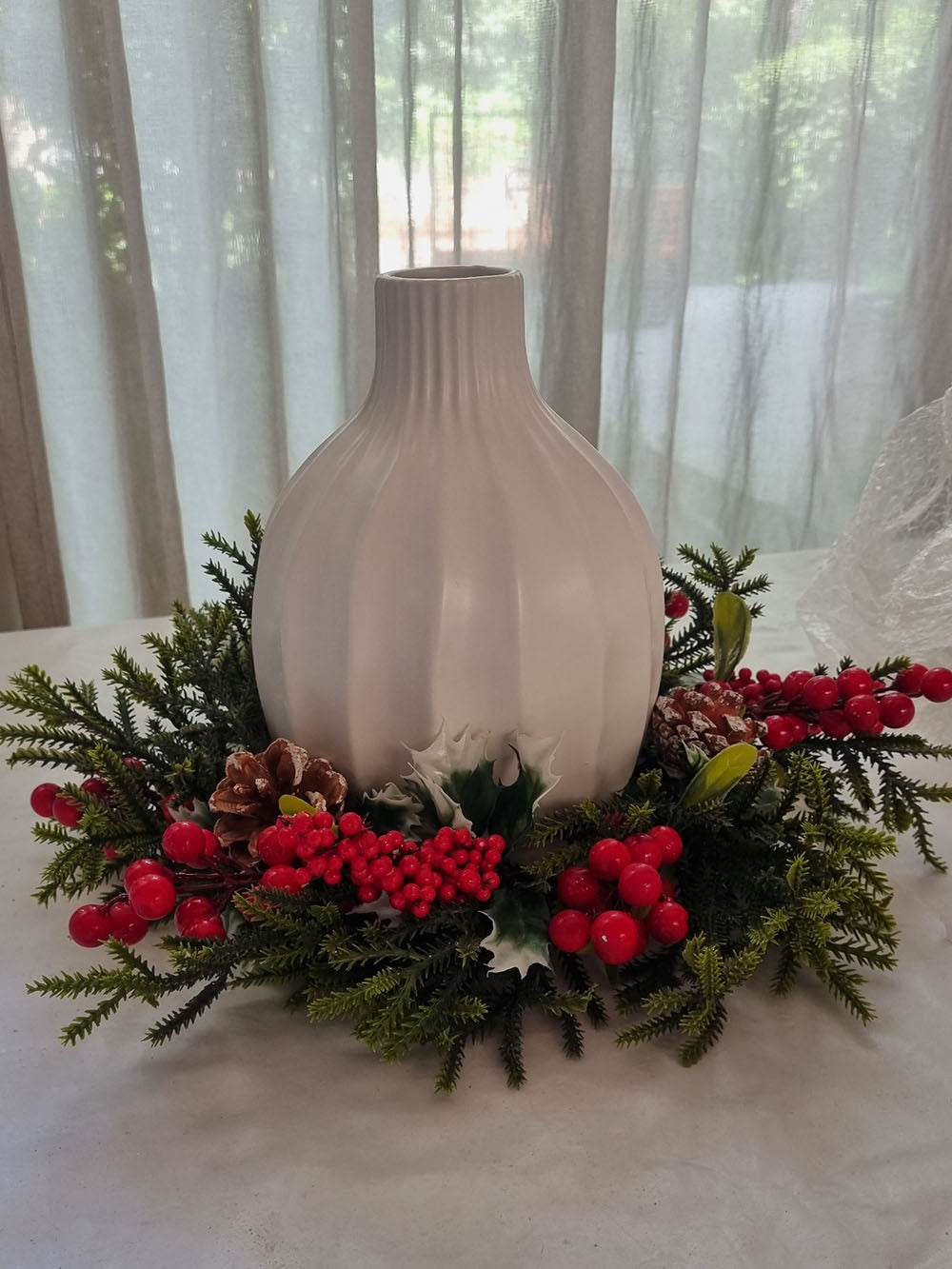 Faux berries ronde Wreath 11.8"