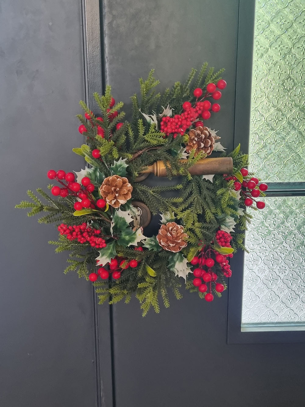 Faux berries ronde Wreath 11.8"
