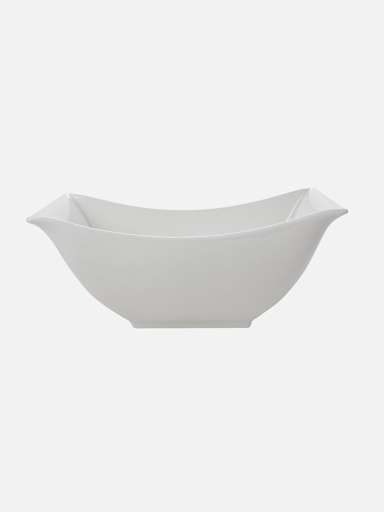 Large boat-shaped serving bowl