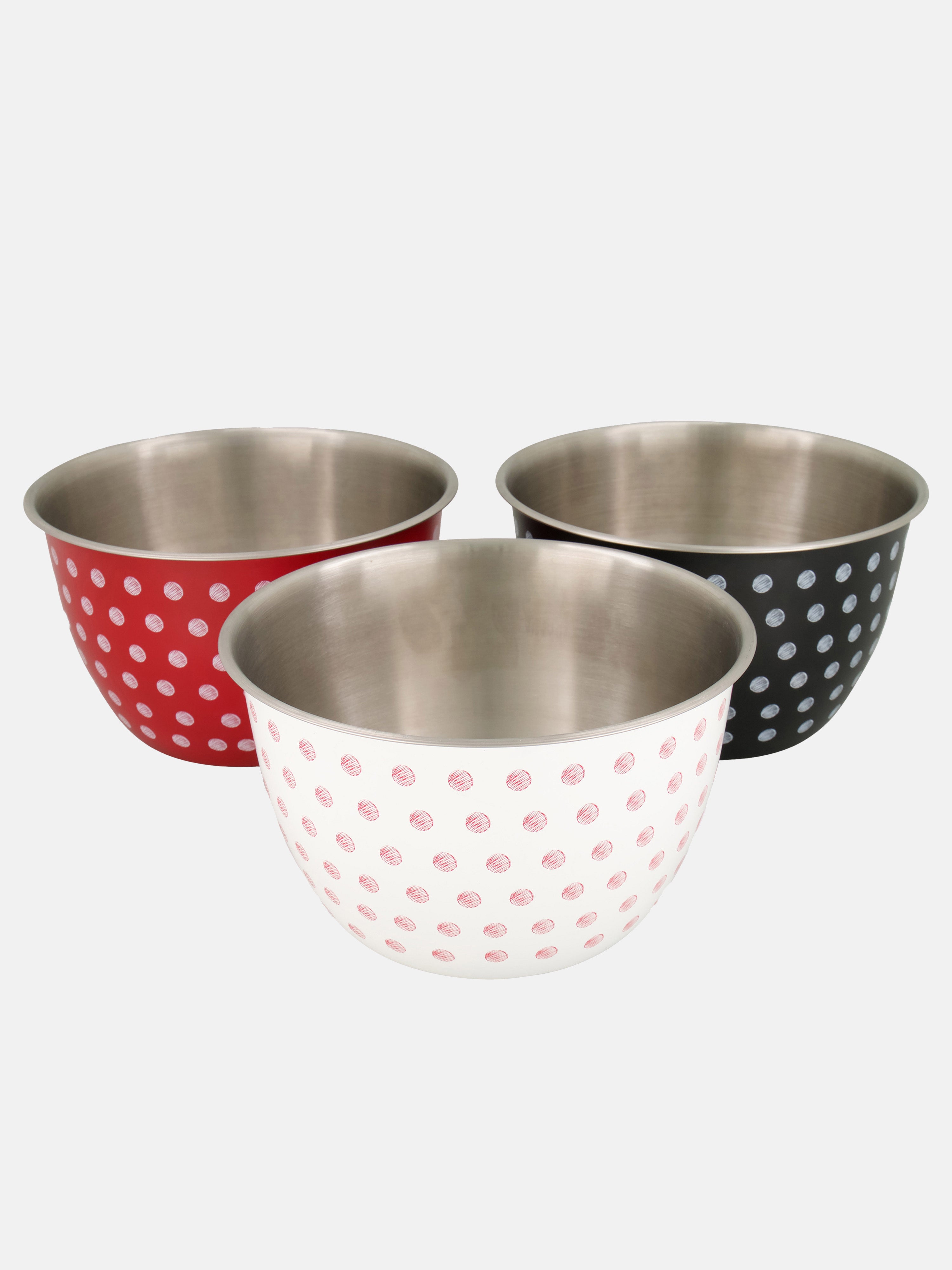 DOTS MIXING BOWL 8in