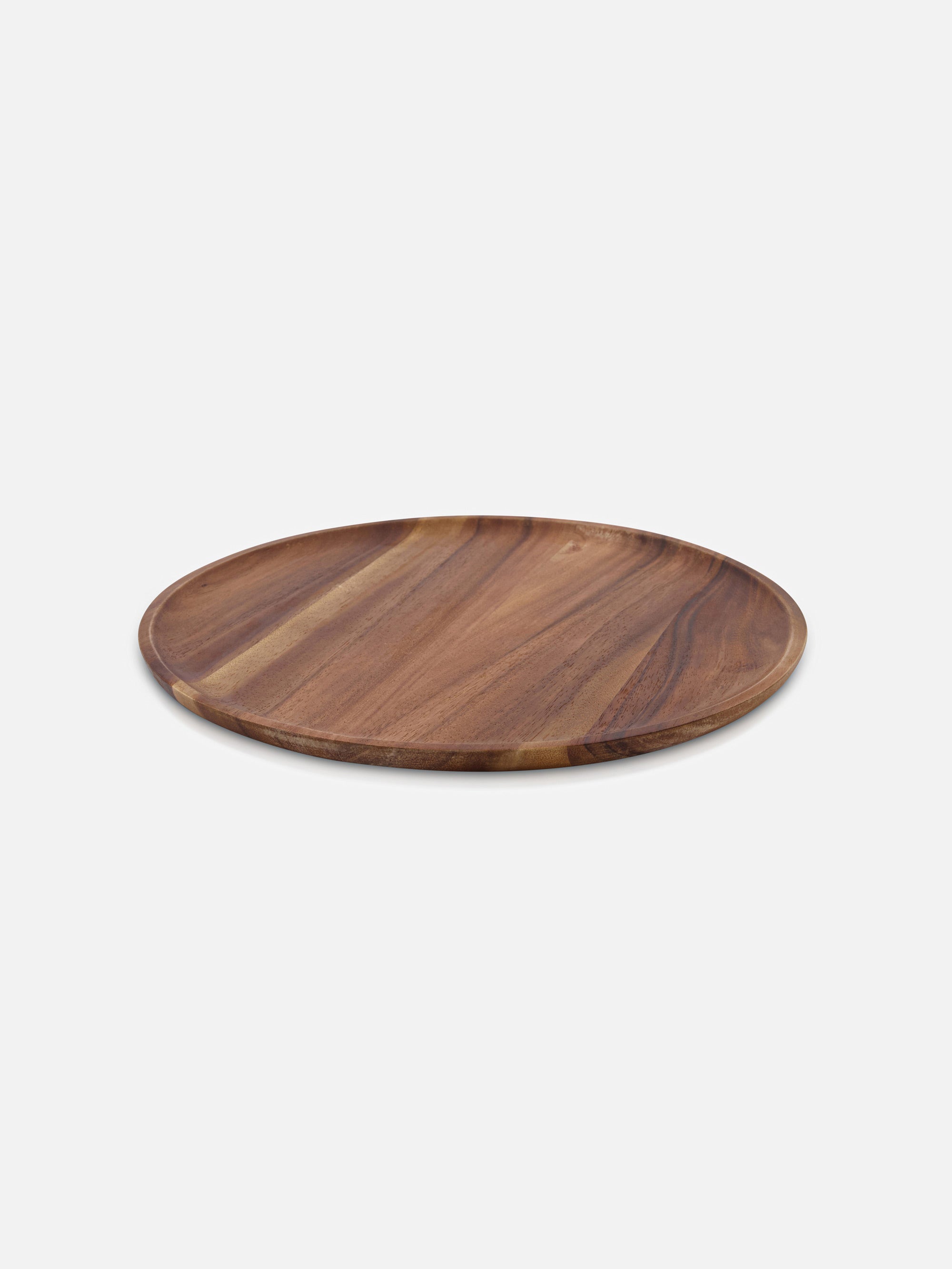 Acasia round wood Tray