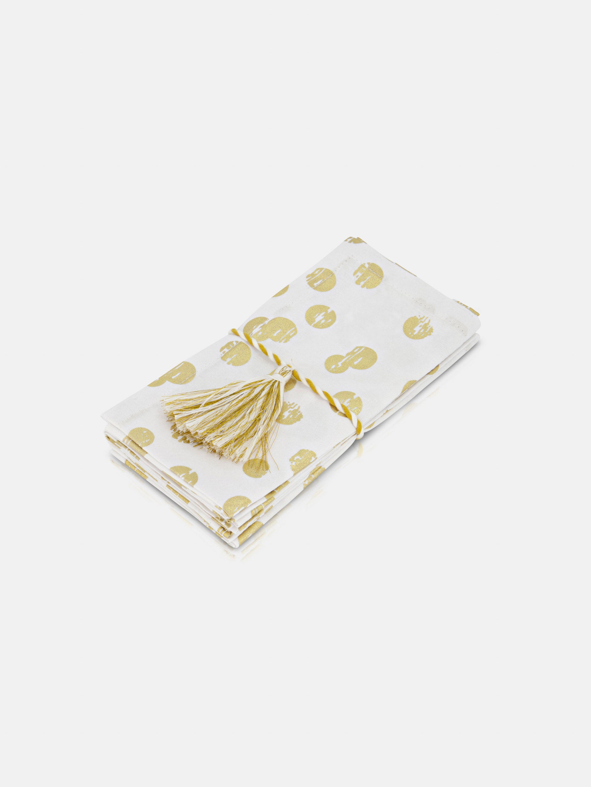 NAPKINS SET DOT 16X16in