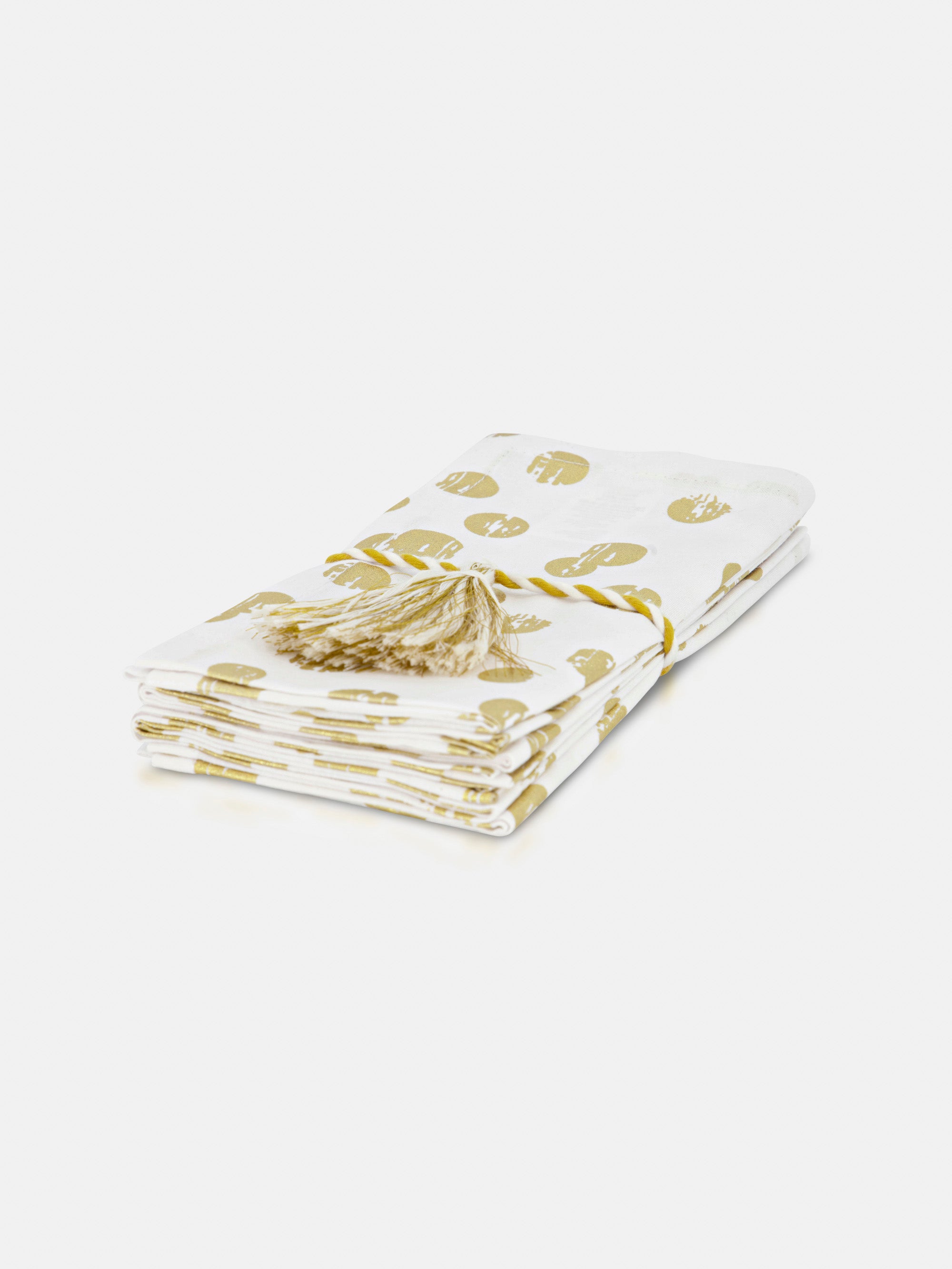 NAPKINS SET DOT 16X16in