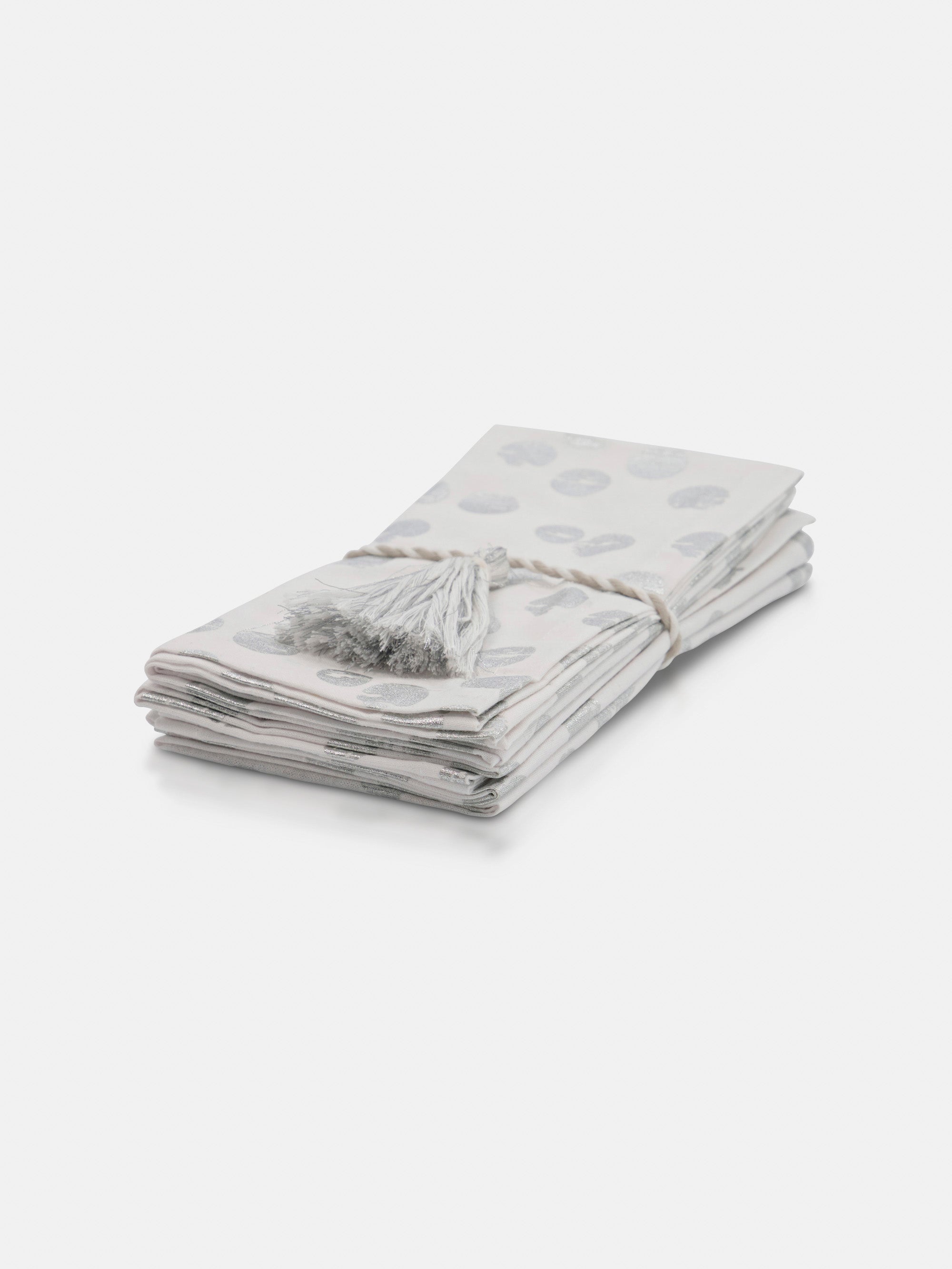 NAPKINS SET DOT 16X16in