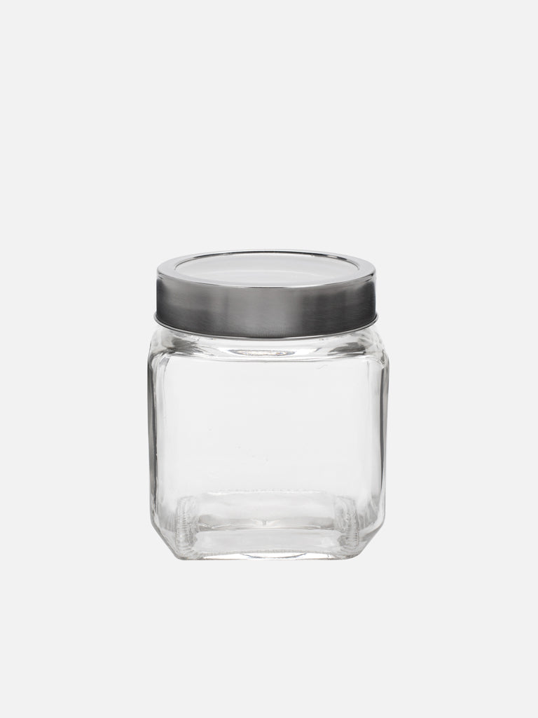 Square Glass Jar 17oz