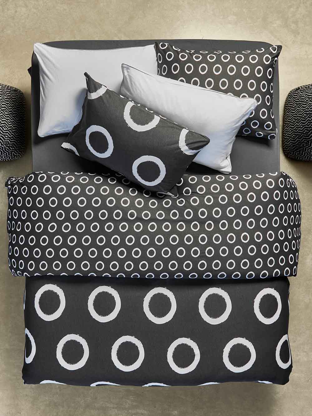 Enso jersey duvet cover twin