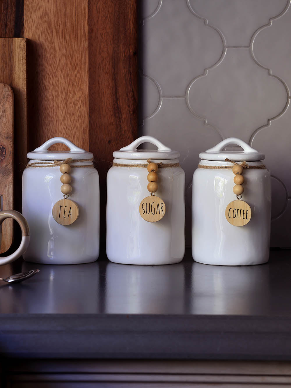 0.79L COFFE CANISTER W/NECKL.