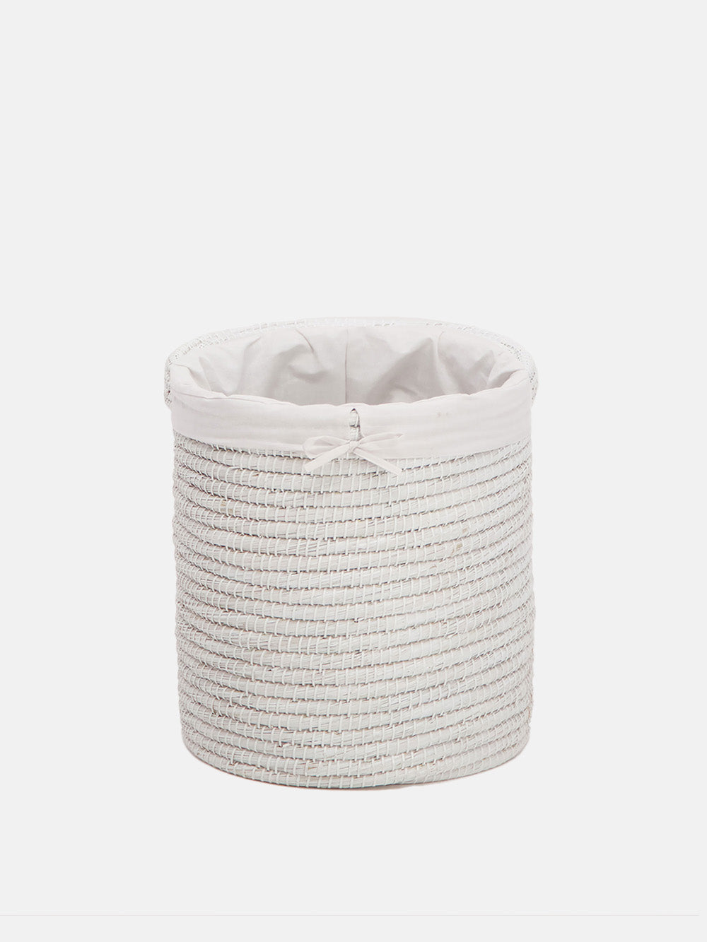 Grass Woven Laundry Hamper with Liner (L)