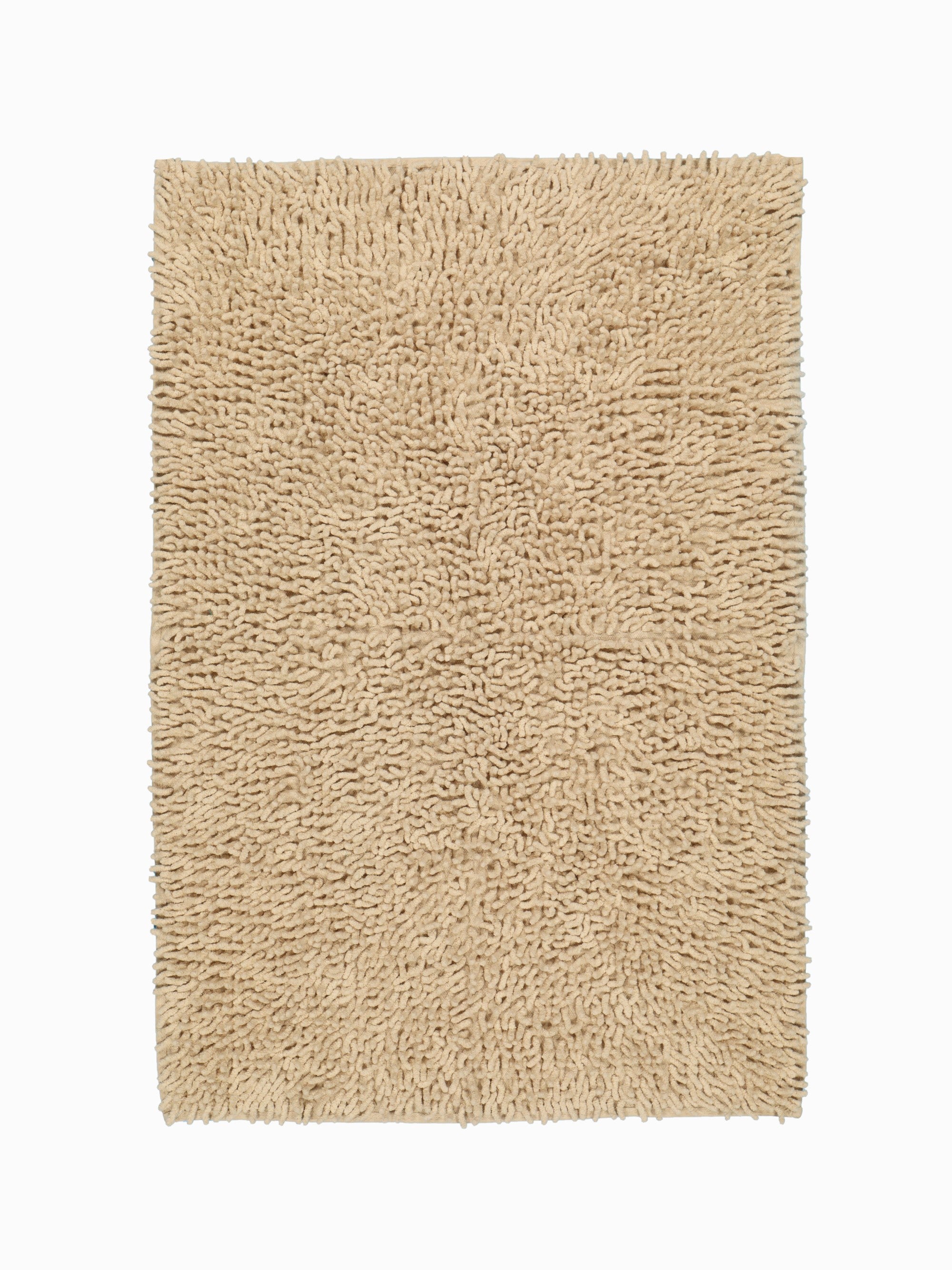 Shaggy Cotton Bath Rug