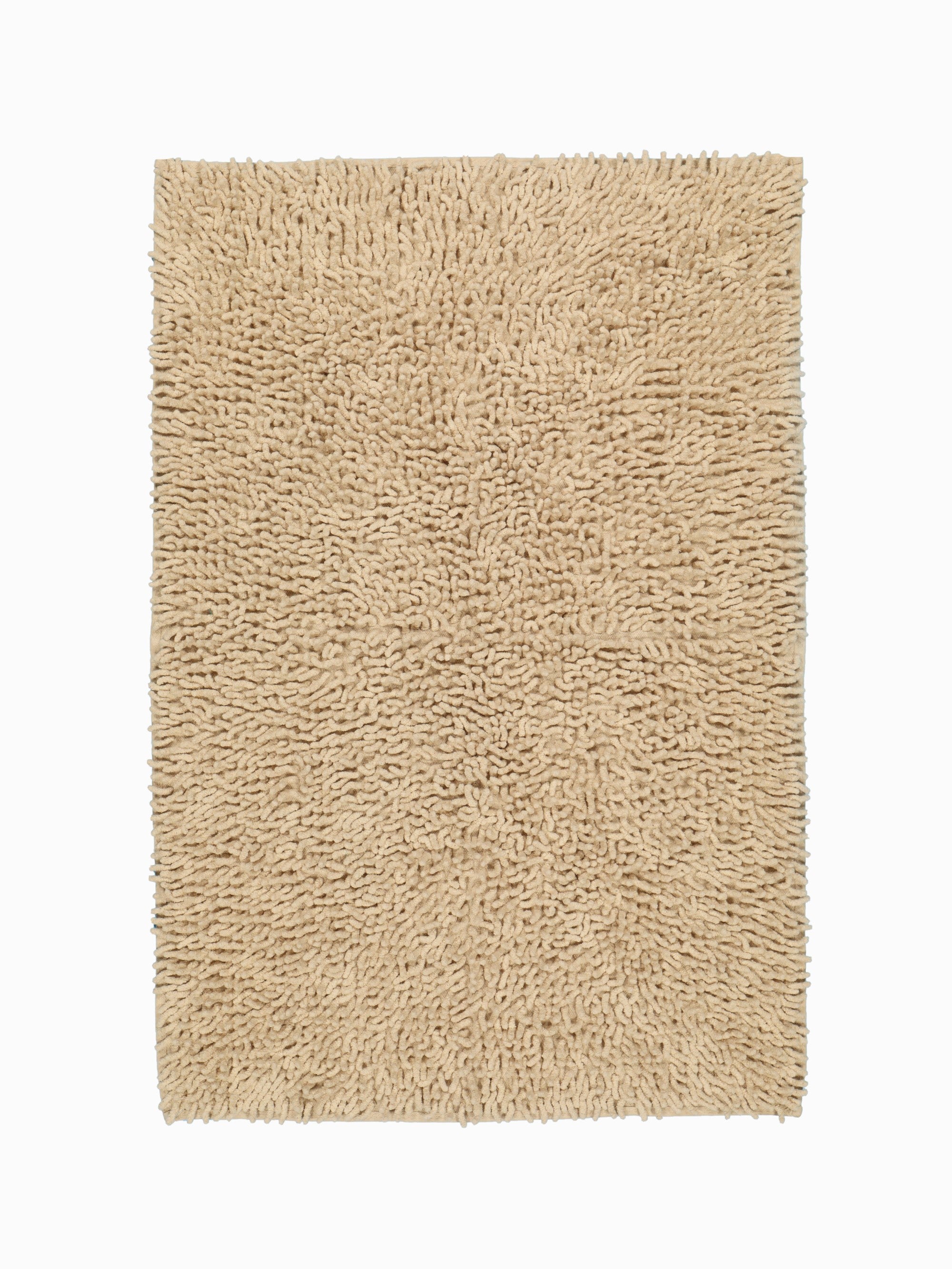 Shaggy Cotton Bath Rug