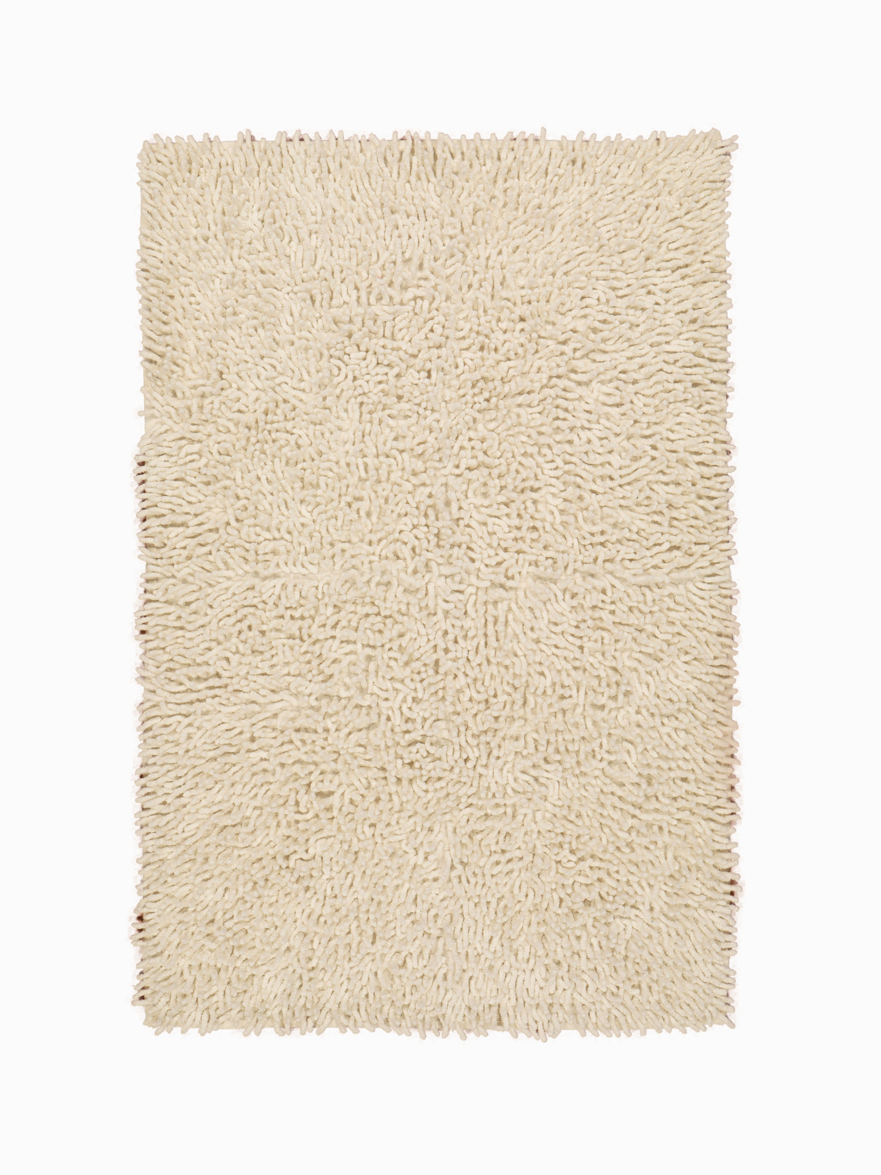 Shaggy Cotton Bath Rug