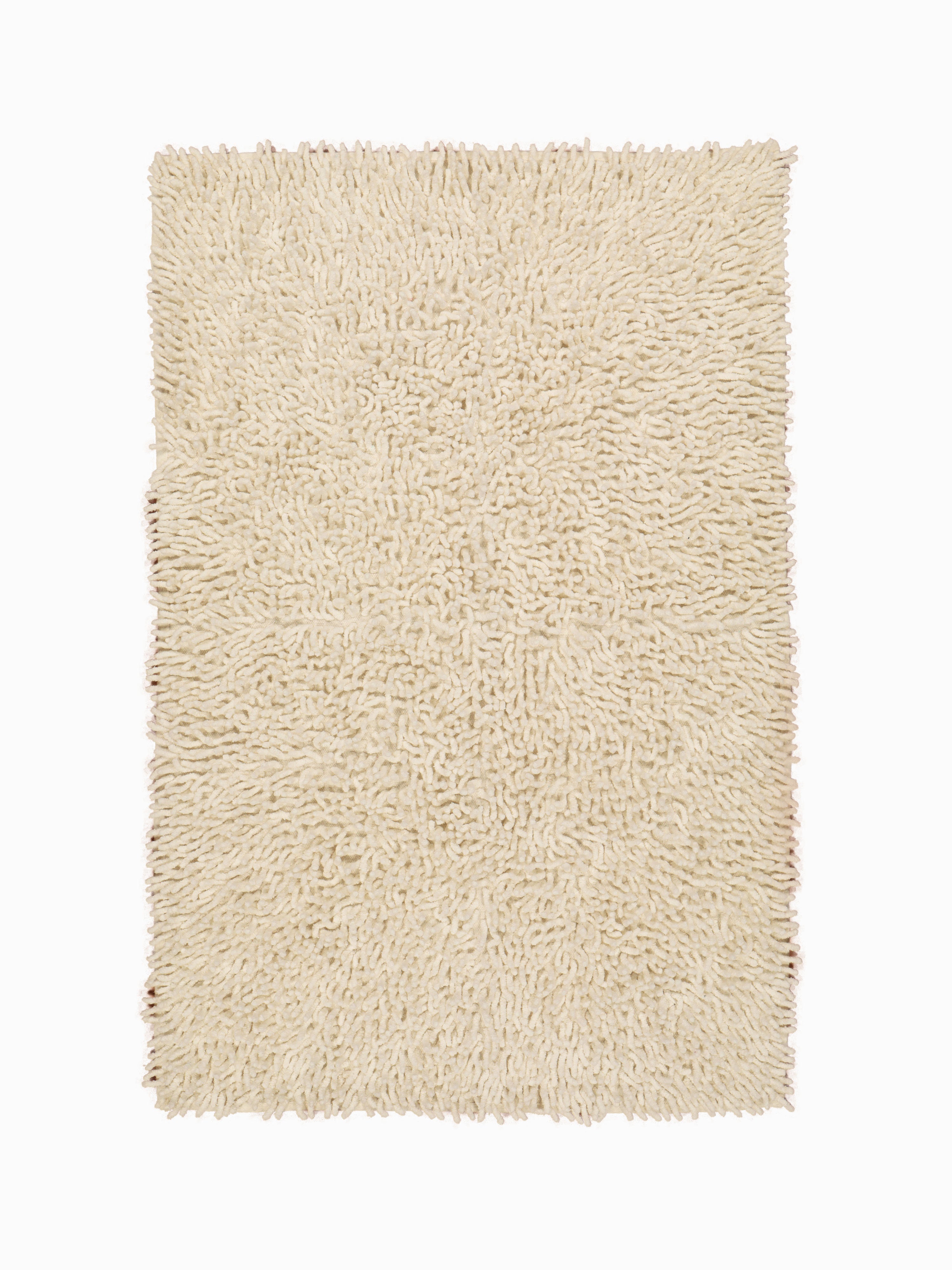 Shaggy Cotton Bath Rug