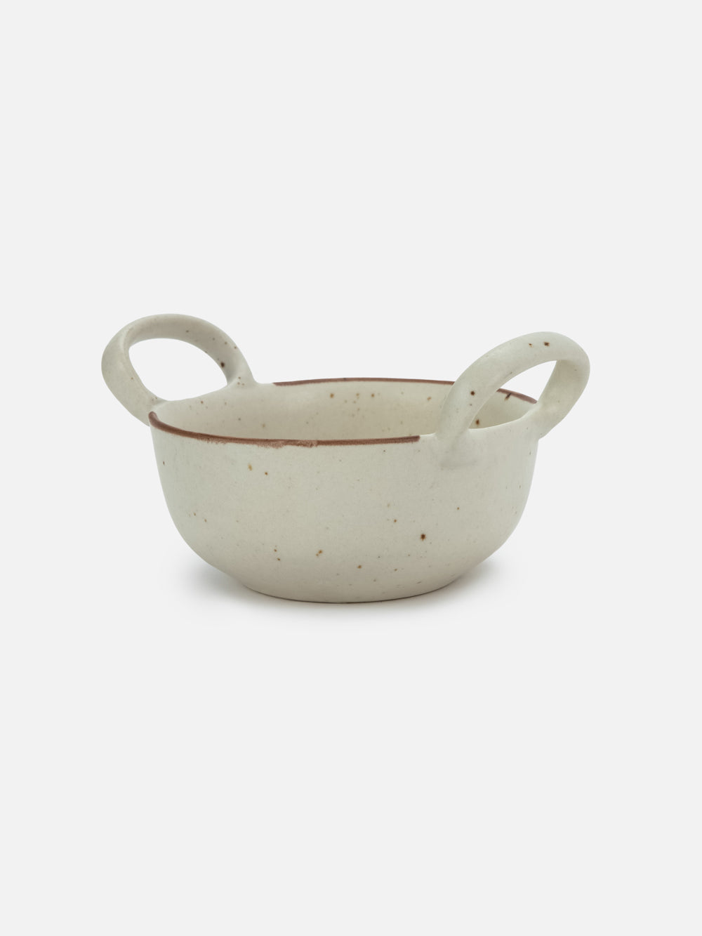 Country Ceramic Serving Bowl with Handles
