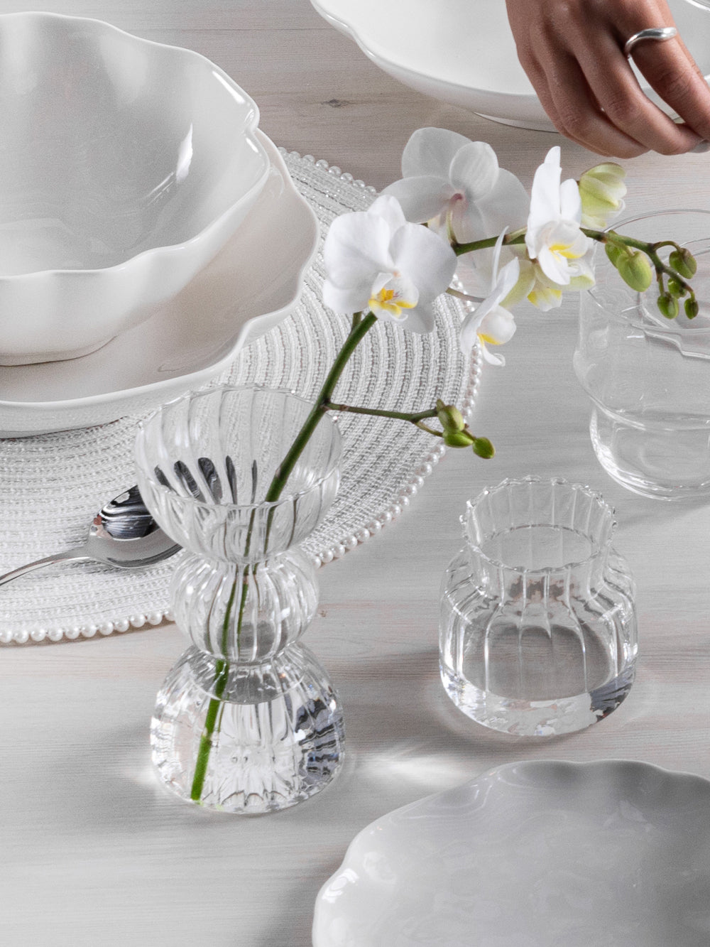 Pearl Glass Vase (M)