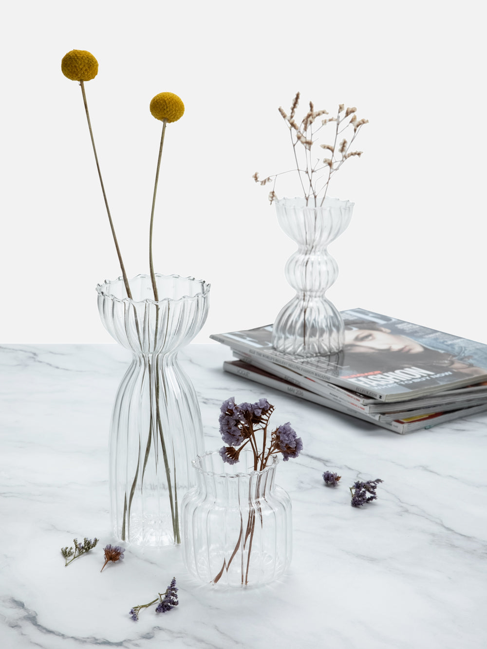 Pearl Glass Vase (L)
