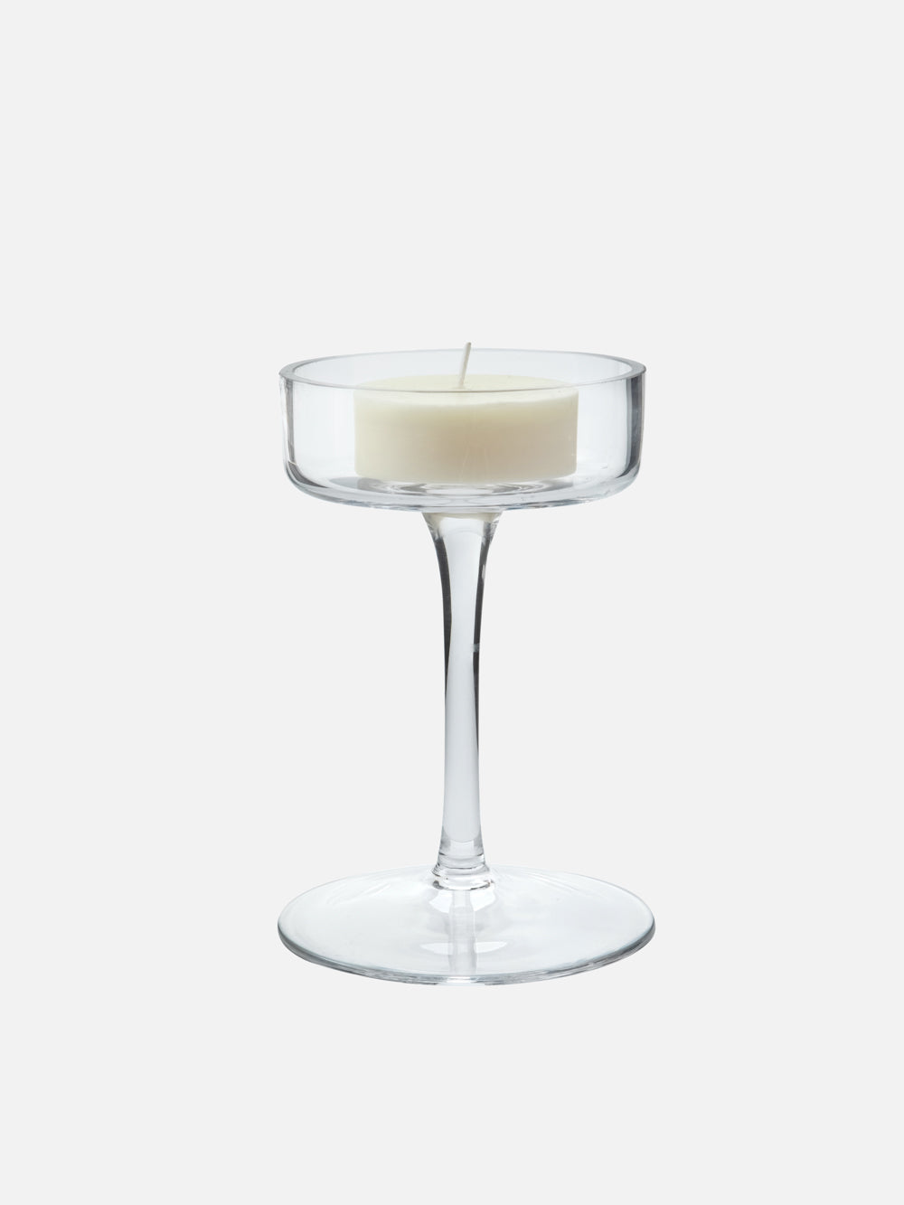 Glass Tealight/Pillar  Candle Holder (S)