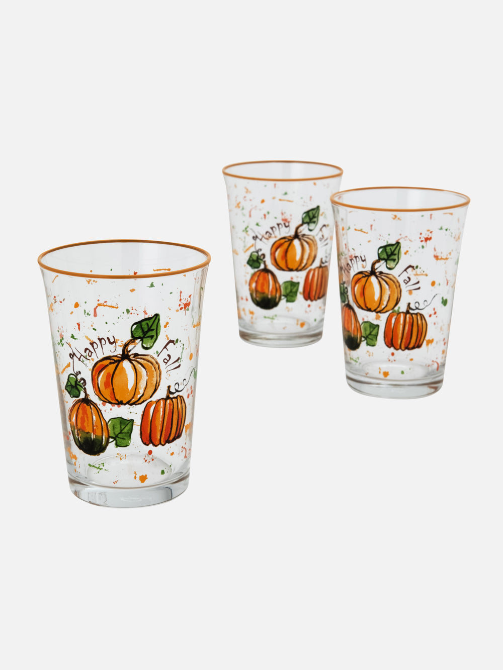 Pumpkin Drinking Glass