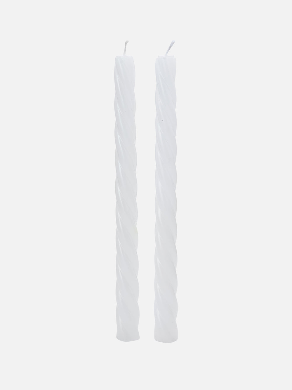 Pearl Spiral Candle, Set of 2