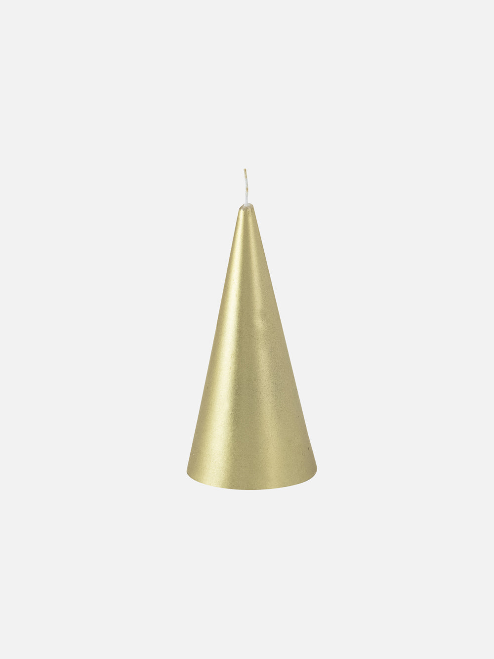 Green Golden Cone Candle S