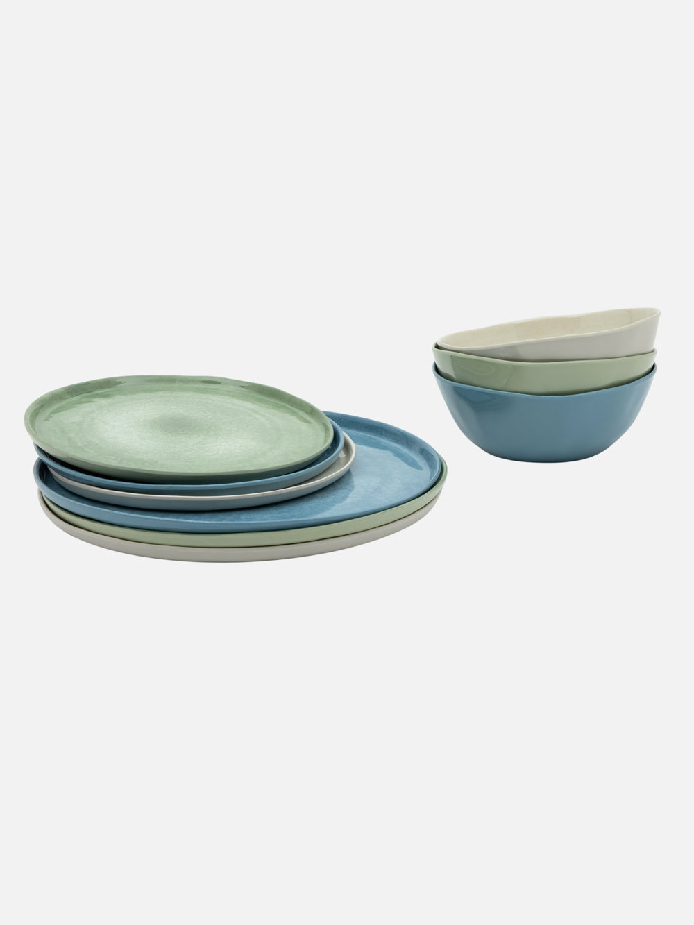 Cloud Melamine Salad Plate