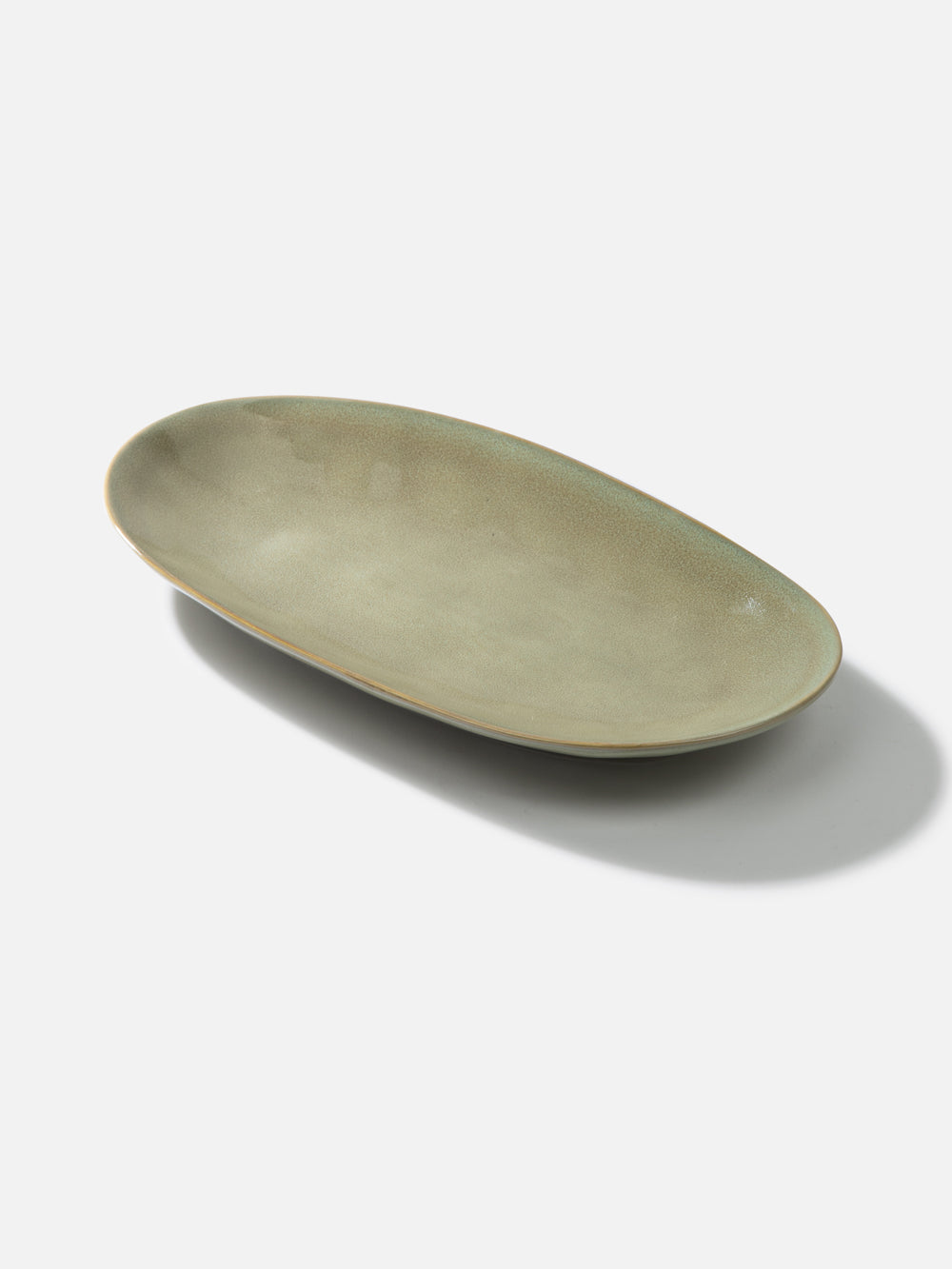 Matcha Ceramic Serving Plate - L