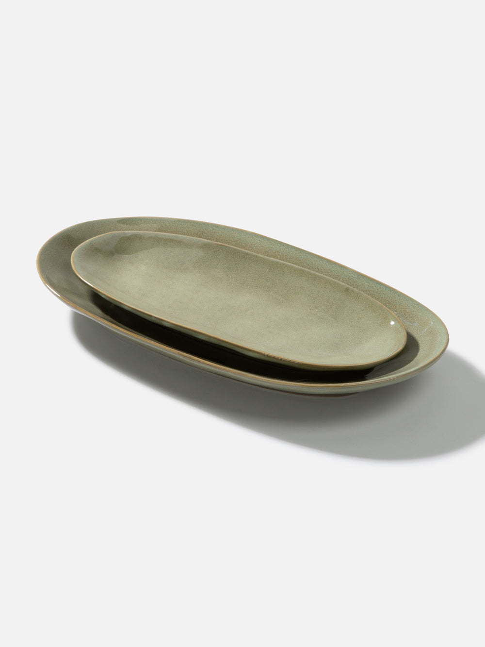 Matcha Ceramic Serving Plate - L