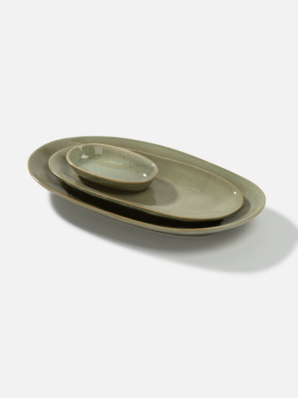 Matcha Ceramic Serving Plate - L