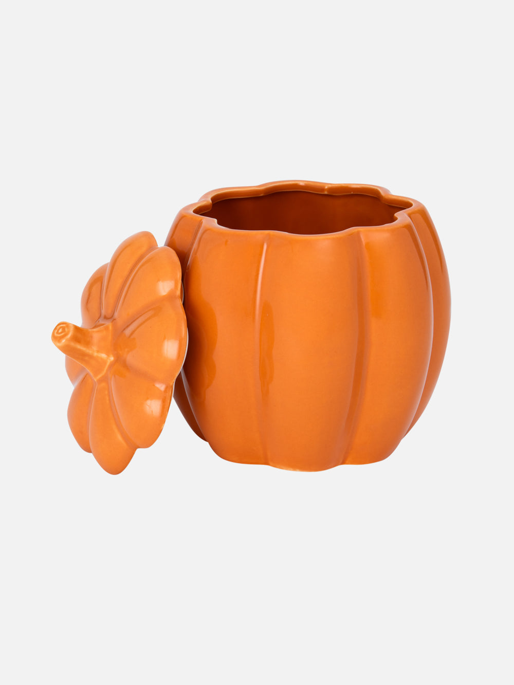 CERAMIC PUMPKIN JAR