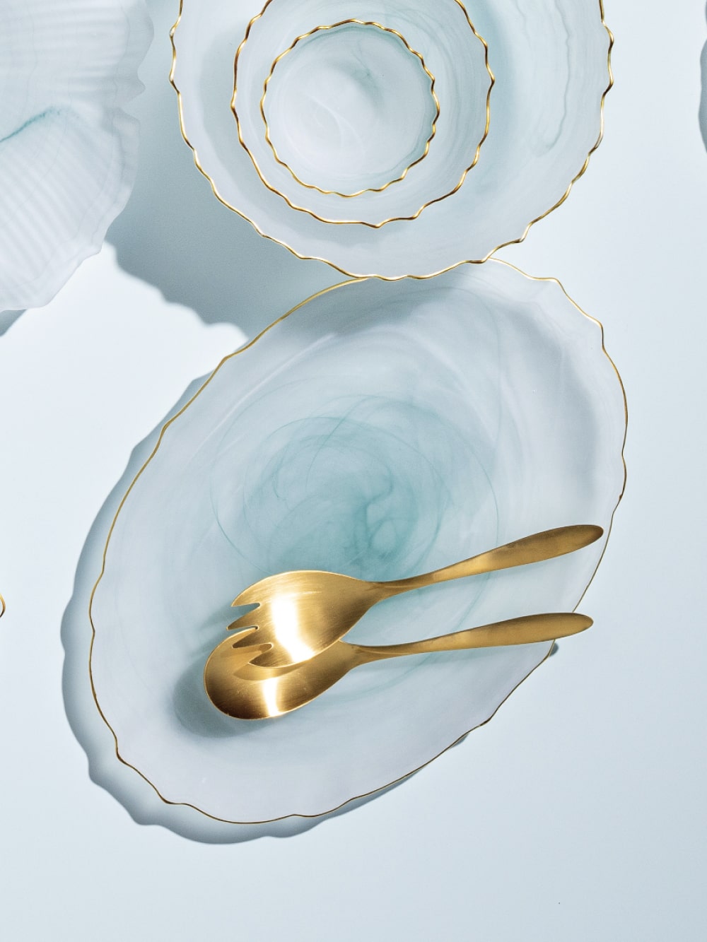 AURORA set of serving spoon