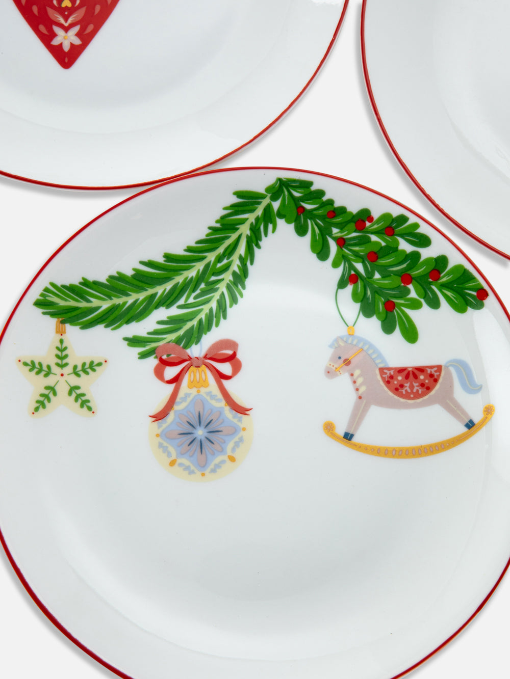 Carol Dessert Plates- set of 4