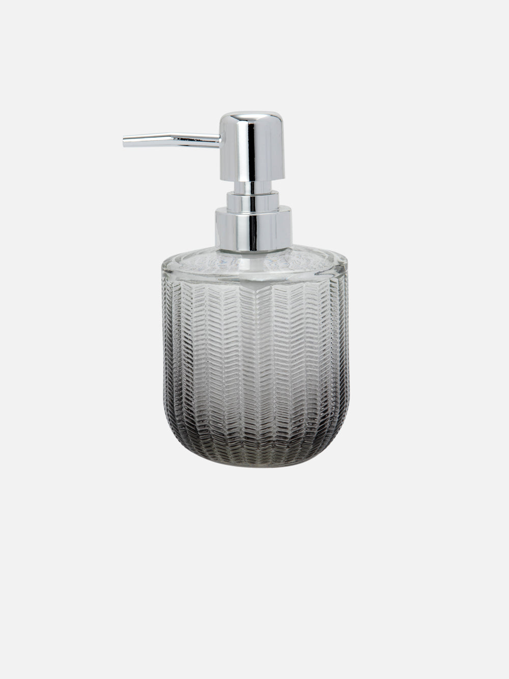 GLASS SOAP DISPENSER 3.1X5.9IN