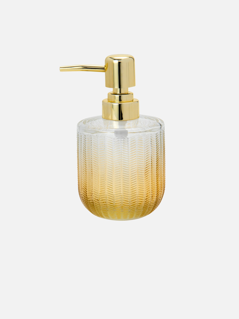 GLASS SOAP DISPENSER 3.1X5.9IN